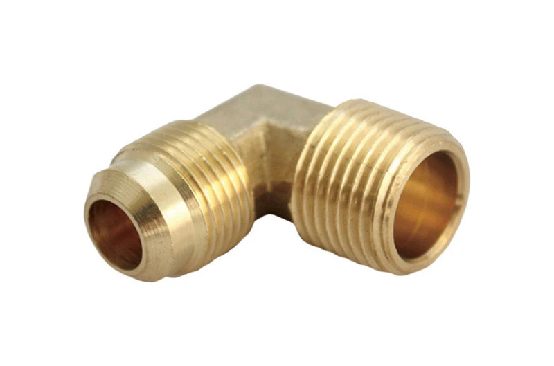 5/8 In. Flare X 3/4 In. D Mpt Brass 90 Degree Elbow