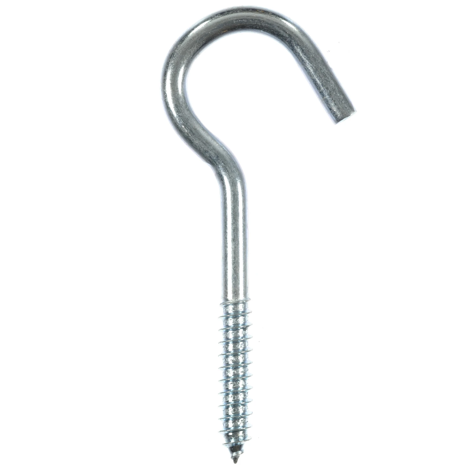 Ace Small Zinc-Plated Silver Steel 4.0625 in. L Ceiling Hook 100 lb. 2 pk