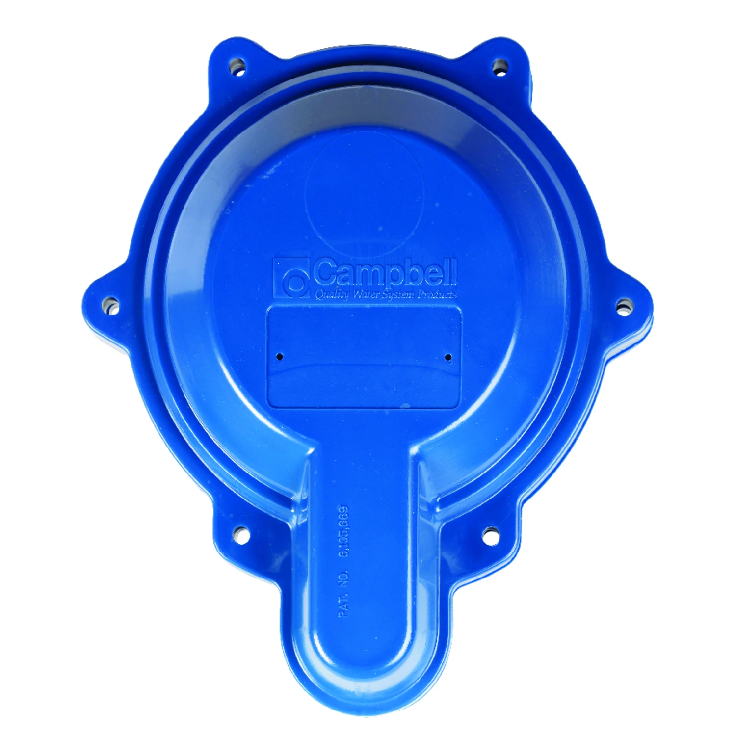 Abs Plastic Blue 1-1/4 In. Watertight Well Cap Model Wtc6p