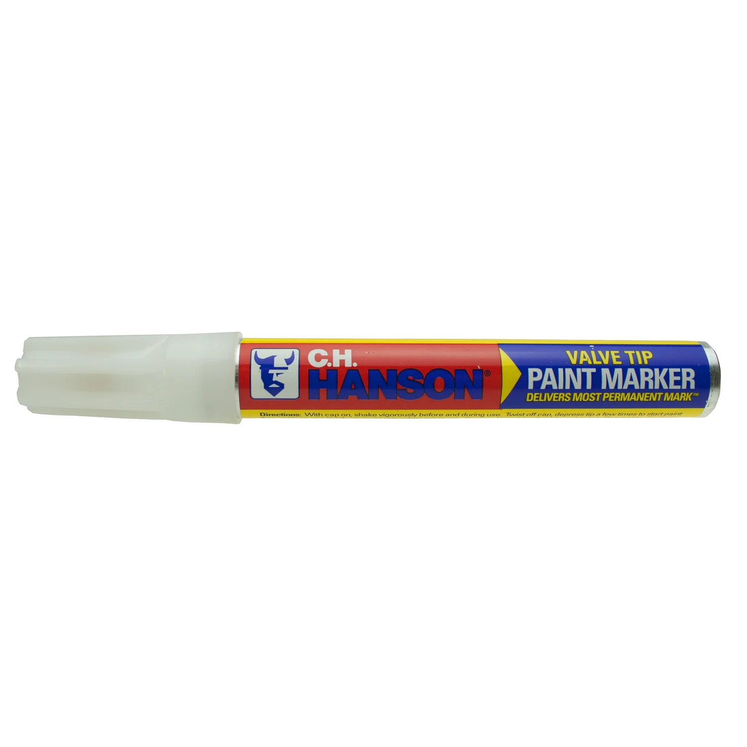 C.H. Hanson Sure-Point White Valve Tip Paint Marker 1 pk