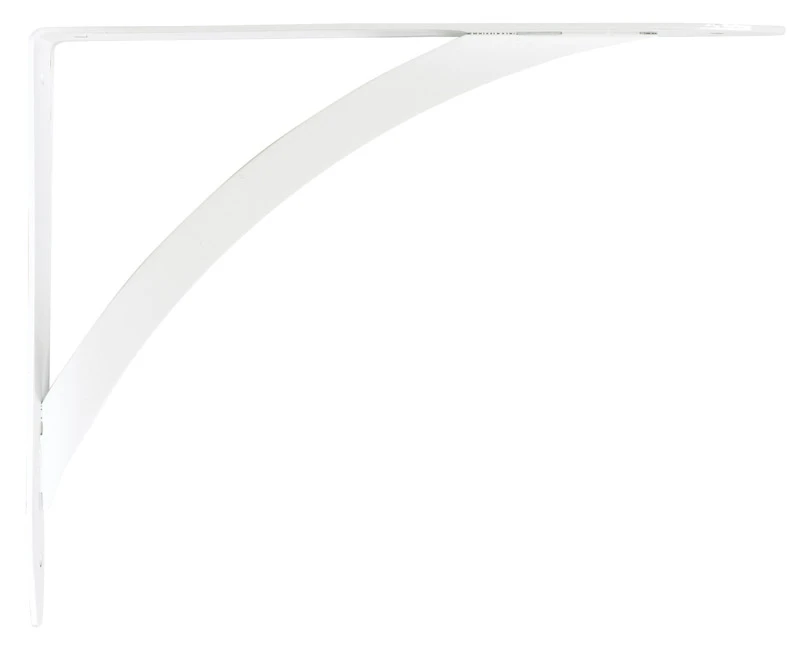 John Sterling White Steel Bracket 12 Ga. 10 In. L 100 Lb Capacity