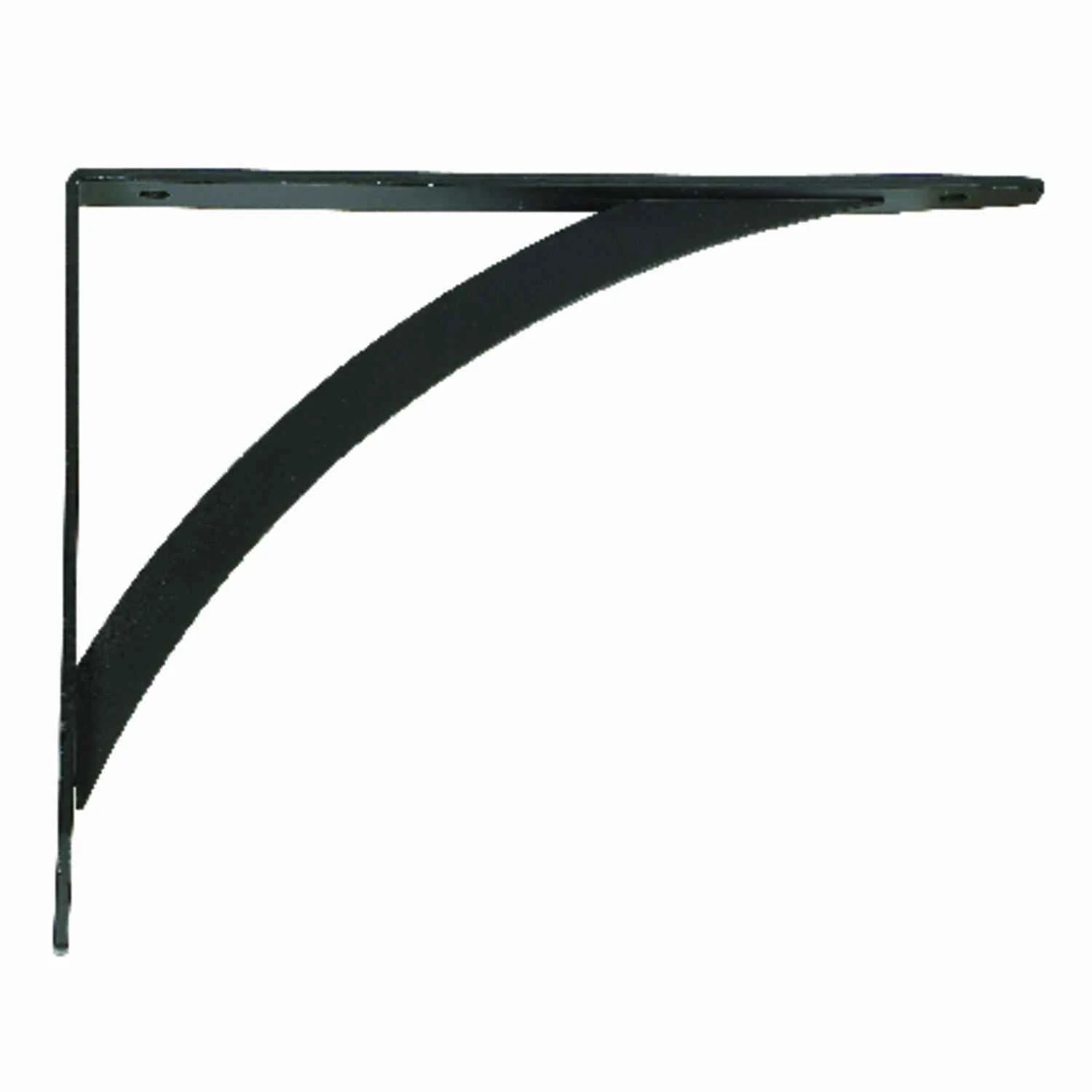 Black Steel Decorative Bracket 12 Ga. 7 In. L 100 Lb Capacity