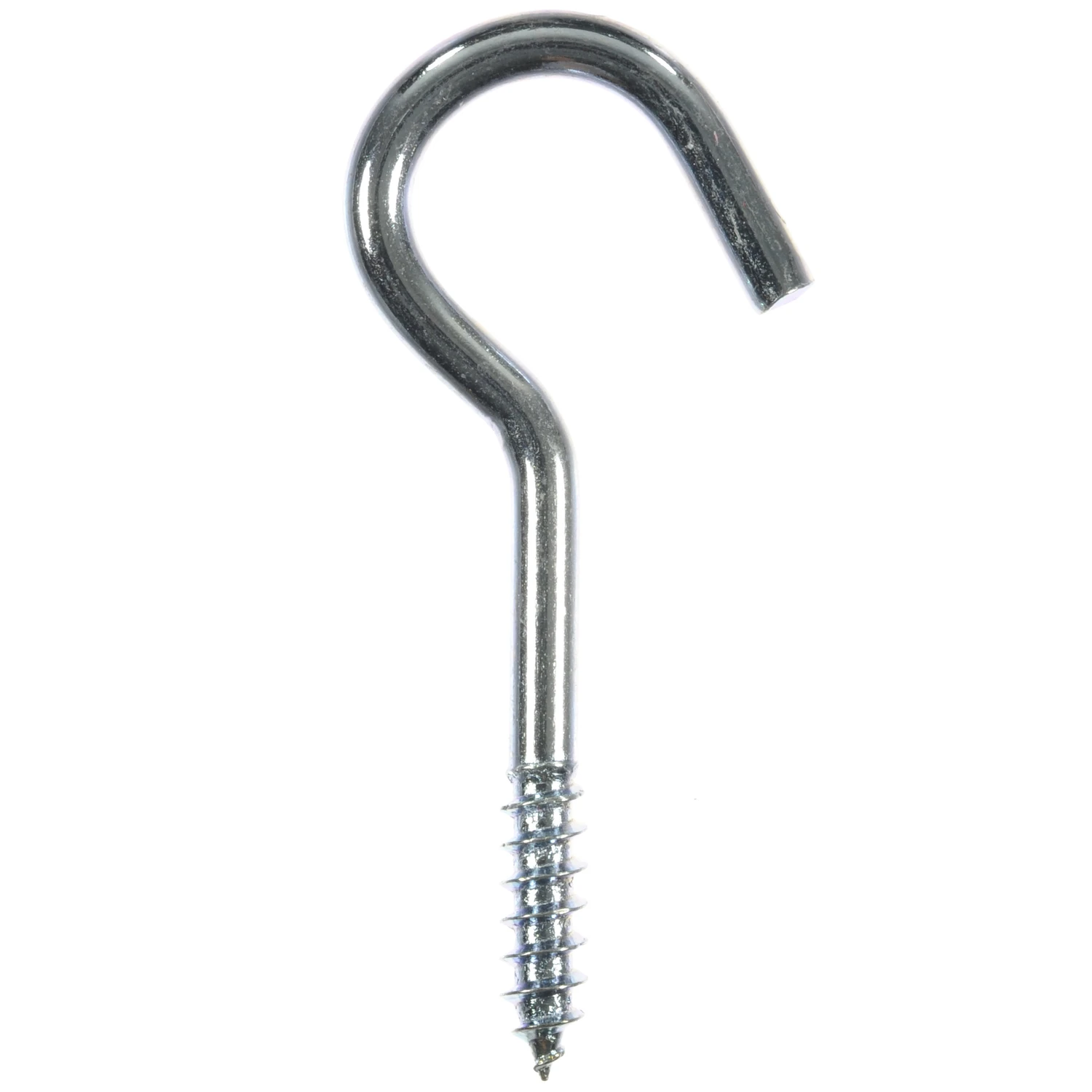 Ace Small Zinc-Plated Silver Steel 1.6875 in. L Ceiling Hook 25 lb. 8 pk
