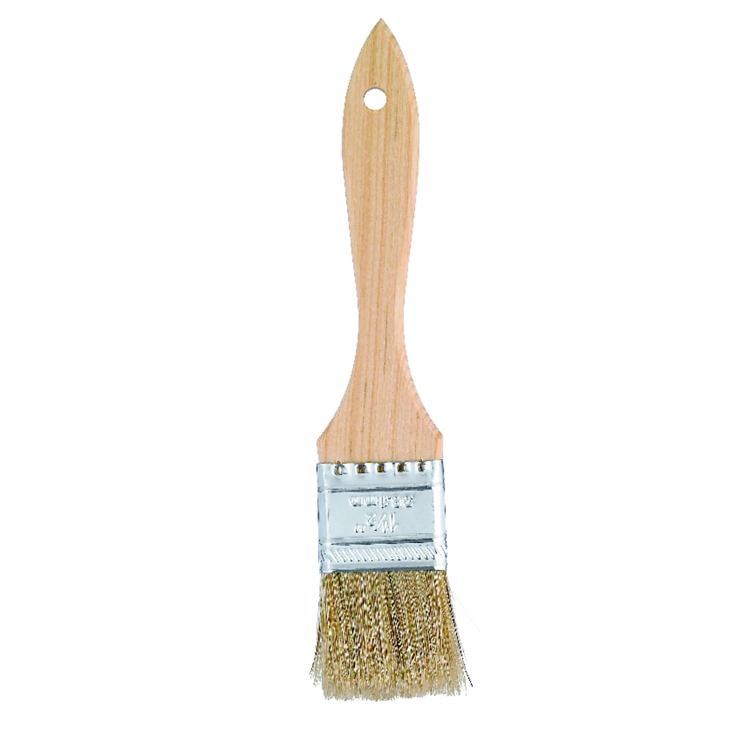 1-1/2 In. Flat Chip Brush With White China Bristles And Wood Handle