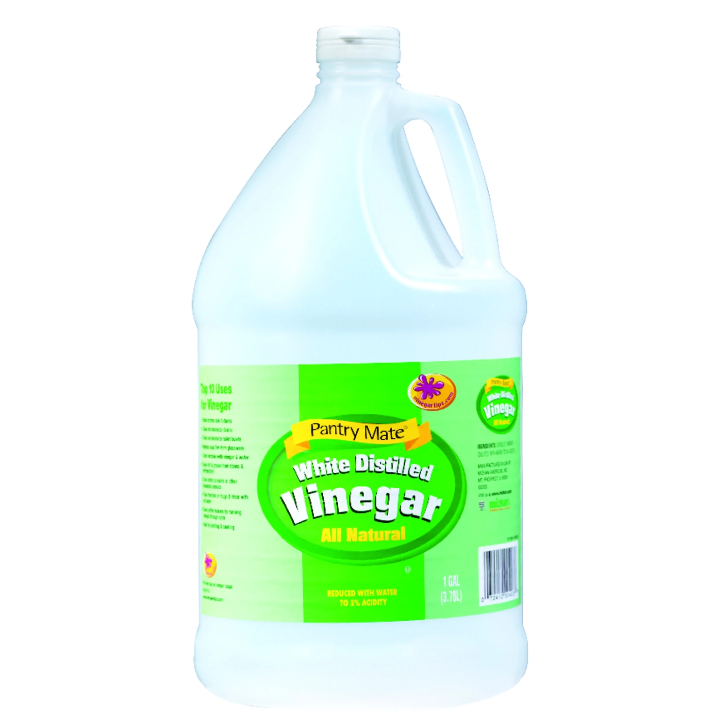 All Natural Distilled Vinegar Liquid 1 Gallon Jug