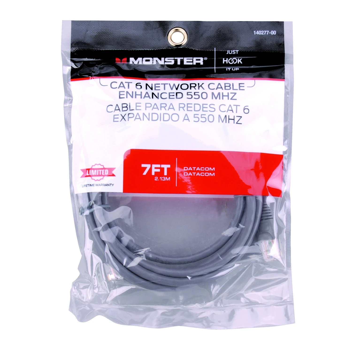 Just Hook It Up 7 Ft. L Category 6 Networking Cable - High-speed Ethernet