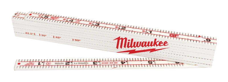 78 In. L X 1-3/8 In. W Plastic Engineer Folding Rule Sae