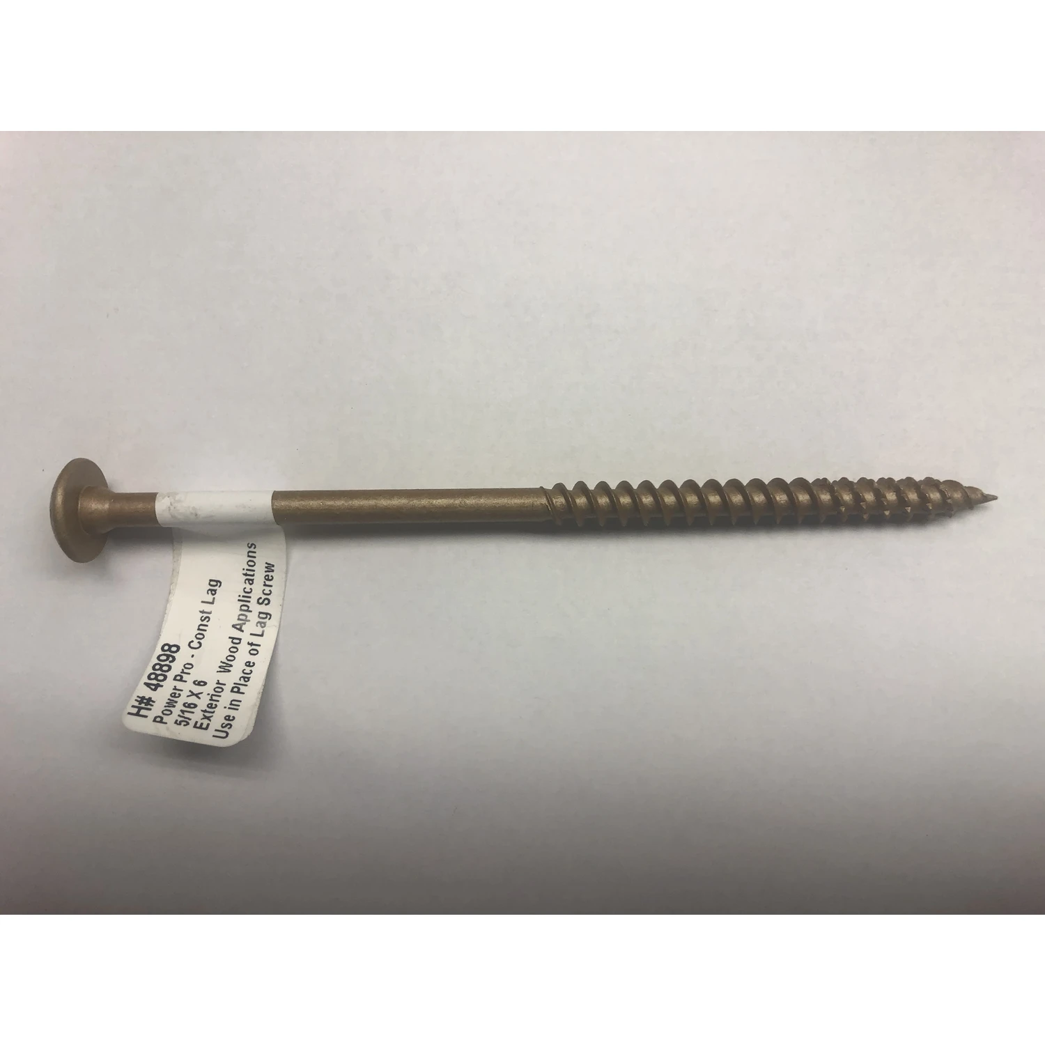 LAG SCREW STAR 5/16X6"