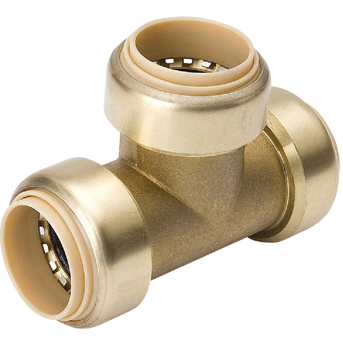 Proline 1 In. Push X 1 In. Push Brass Tee - Model 632-005hc