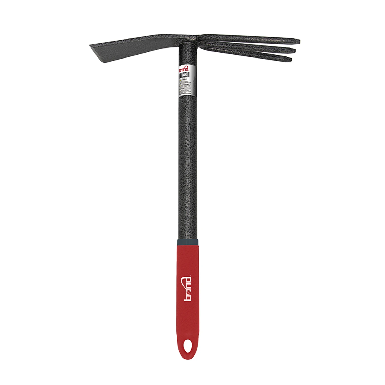 3 Tine Steel Hand Tiller 15 In. Steel Handle For Lawn And Garden