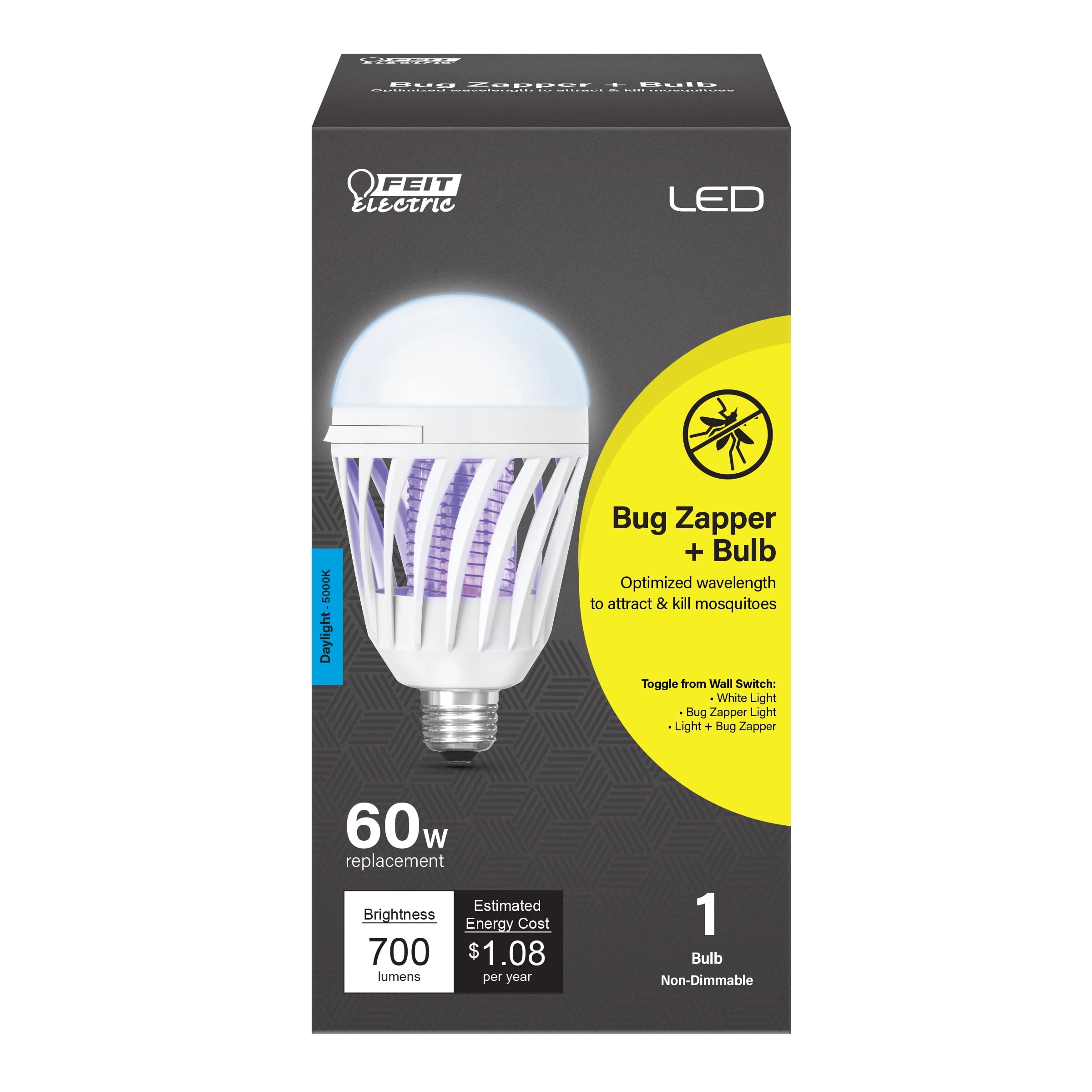 LED BUGZAP A19E26 DL 60W