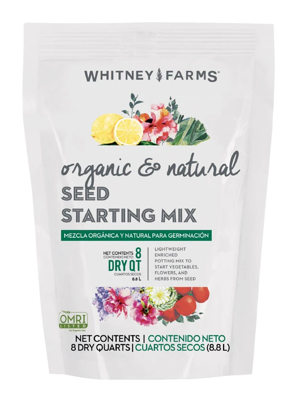Organic All Purpose Seed Starting Mix 8 Quart - Premium Blend For Seedlings