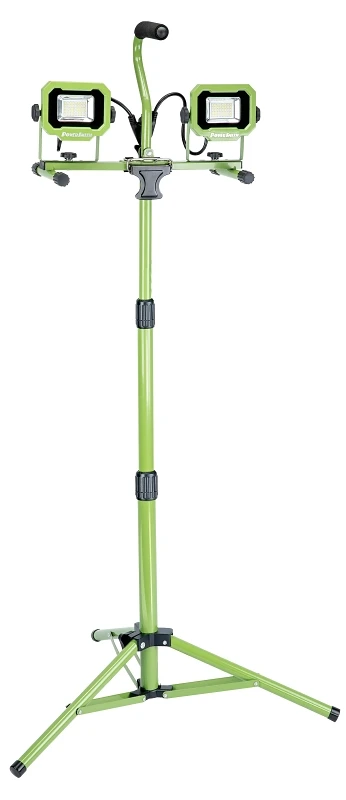 4800 Lumens Dual Head Led Work Light With Tripod And 9 Ft Cord