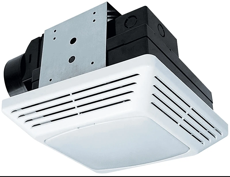Bfql120 Bathroom Exhaust Fan With Led Light, 120 Cfm, 0.8 A, 5 Sones