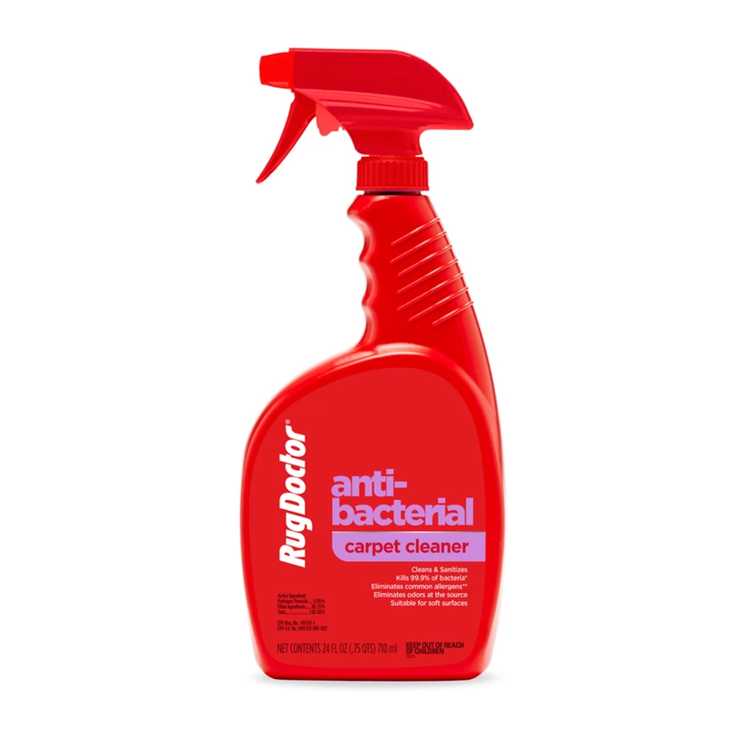 Anti-bacterial Carpet Cleaner 24 Oz. Liquid Concentrated For Carpets And Fabrics
