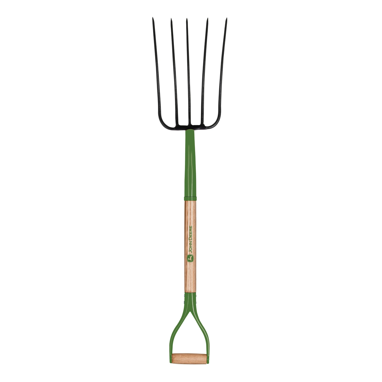 5 Tine Steel Compost Fork With 36 In. Wood Handle - Durable Garden Tool