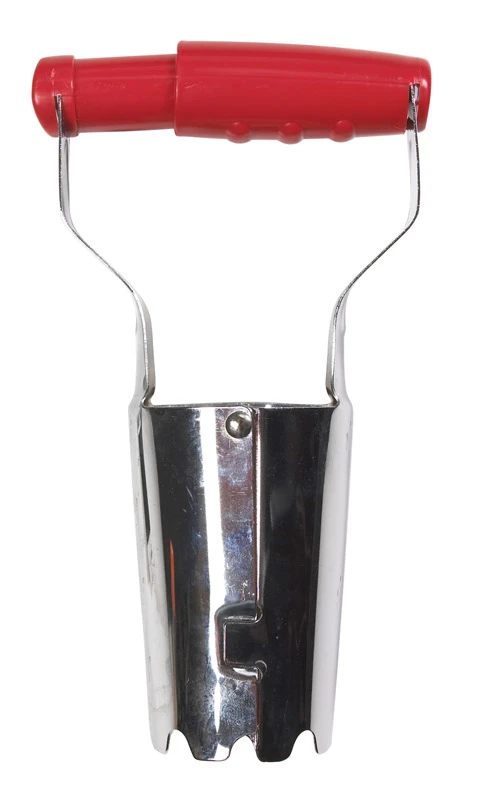 9 In. Steel Adjustable Bulb Planter With Poly Handle