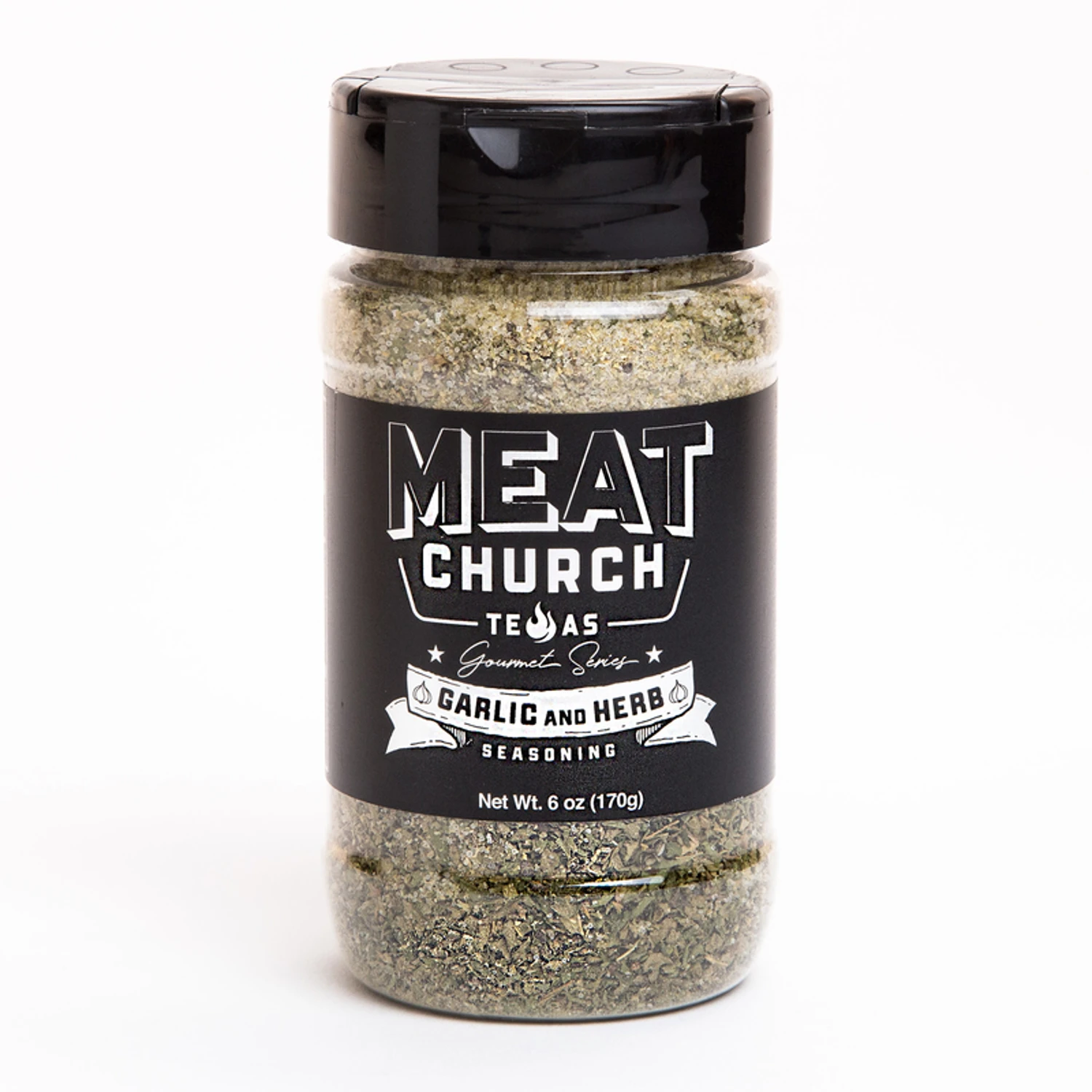 Meat Church Gourmet Series Garlic & Herb Seasoning – 6 oz Jar