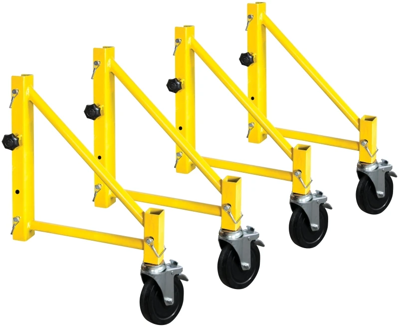 Jobsite Series I-ciso4py Outrigger Set With Heavy-duty Casters