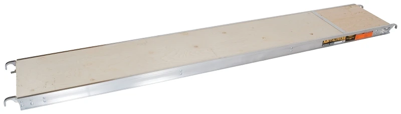 10 Ft. X 19 In. Aluminum Scaffold Platform With Plywood Deck - Model M-mpp1019