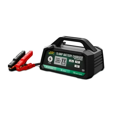 12 Volt 15 Amp Smart Car Battery Charger/maintainer With Lcd Display