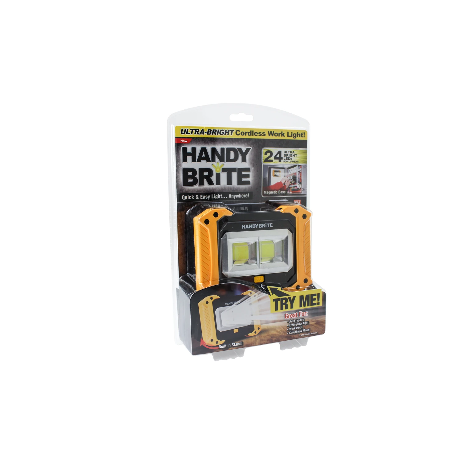 500 Lumens Led Battery Handheld Work Light With 24 Ultra Bright Leds