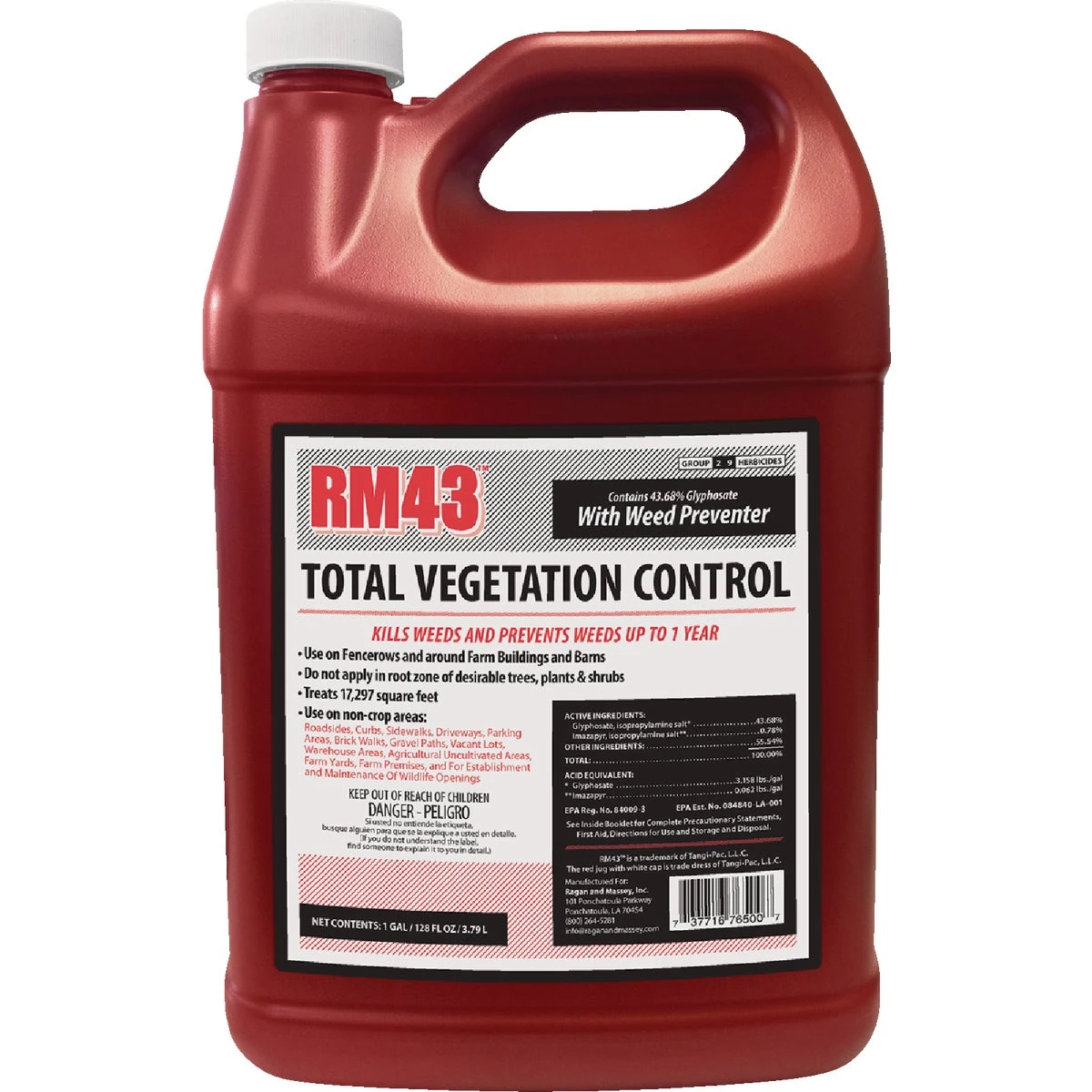 1 Gallon Concentrate Total Vegetation Control And Weed Preventer