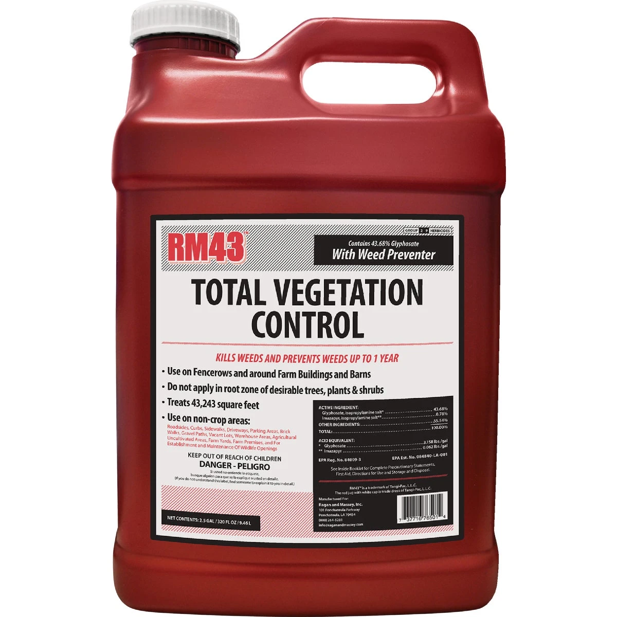 2.5 Gallon Concentrate Total Vegetation Control Plus Weed Preventer