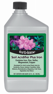 1 Quart Iron Soil Acidifier For Acid Loving Plants