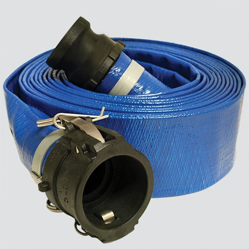 2 In. Diameter X 25 Ft Length 70 Psi Pvc Liquid Transfer Hose Assembly