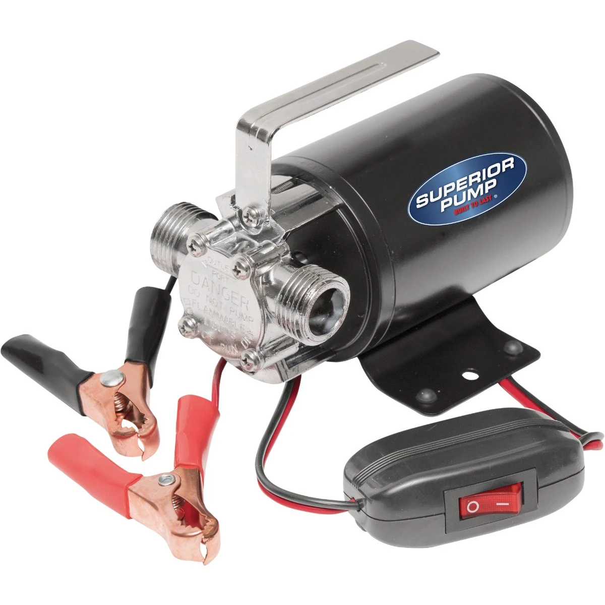 12v 330 Gph Mini Portable Transfer Pump Model 90045