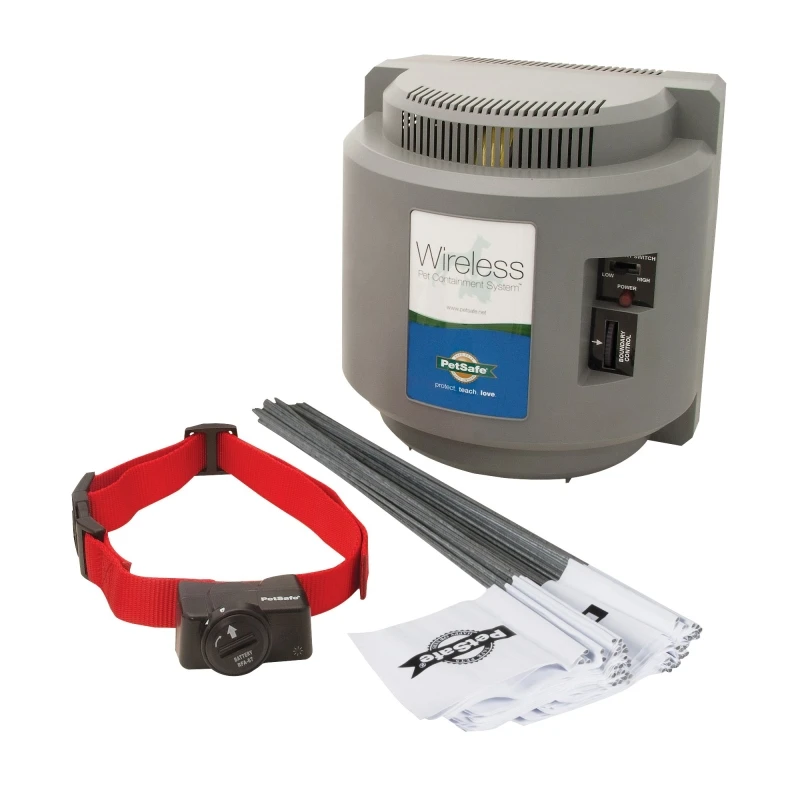 Stay & Play Wireless Pet Fence System With Receiver Collar, 3/4 Acre Coverage