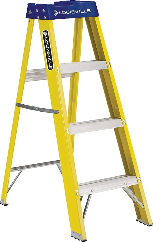 4-foot Fiberglass Step Ladder, Type I, 250-pound Duty Rating, Model Fs2004