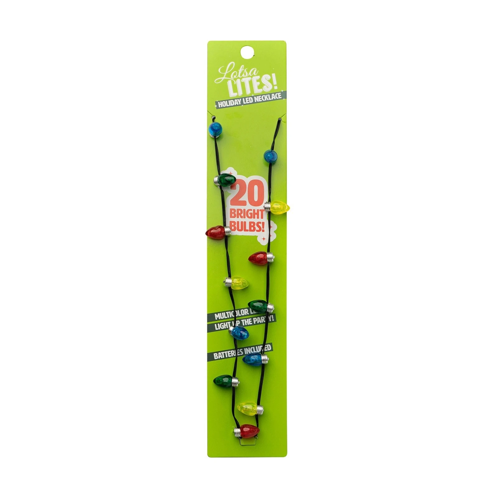Lotsa Lites 0.75 in. LED Necklace 1 pk