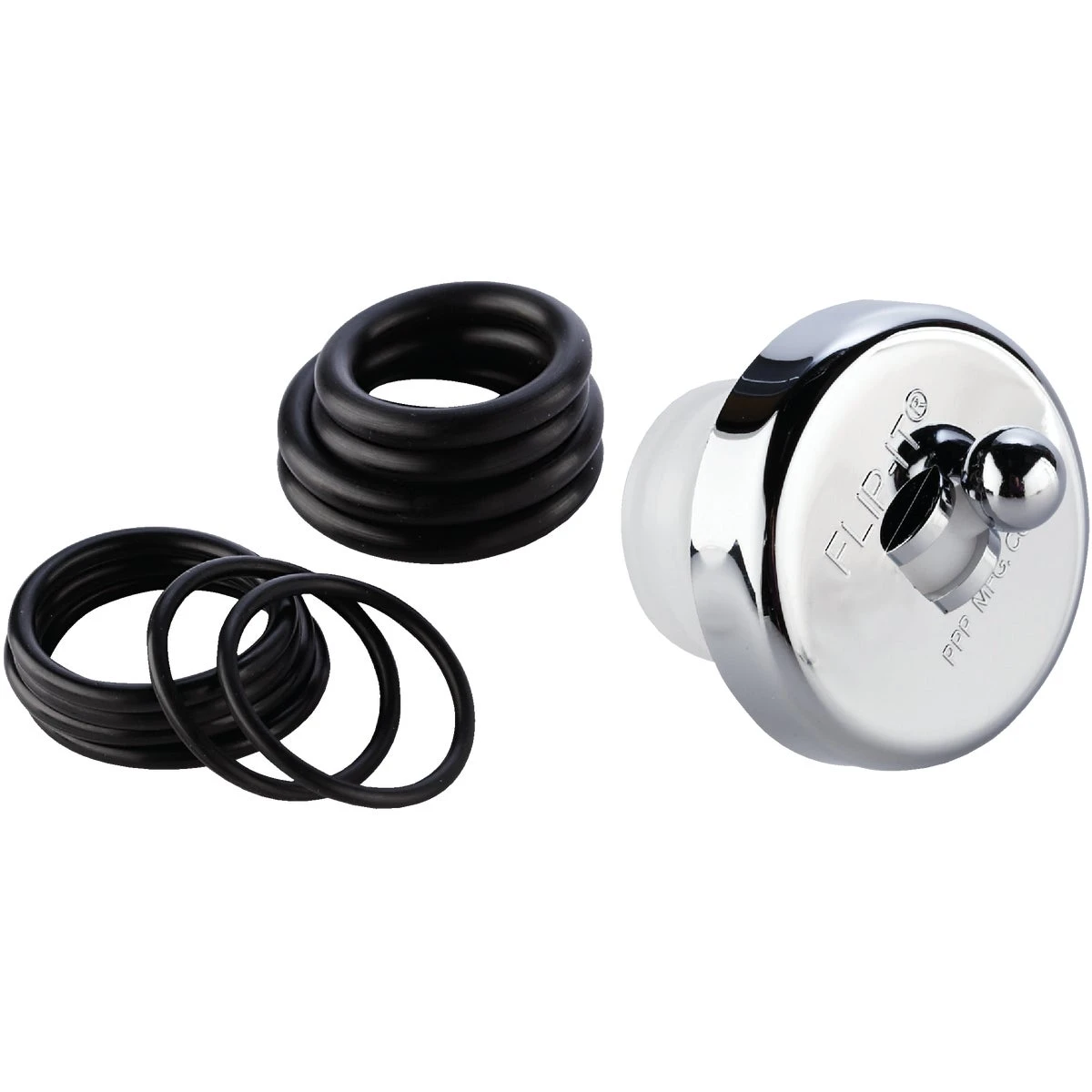 Multi-size Chrome Plated Abs Plastic Tub Stopper With Assorted O-rings