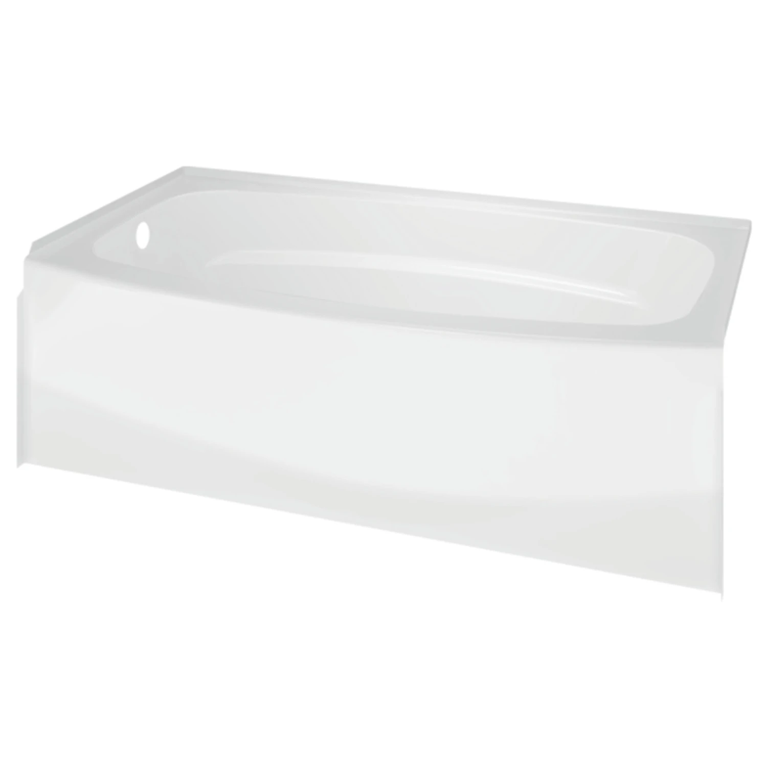 Classic 400 18 In. H X 30 In. W X 60 In. L White Curved Bathtub