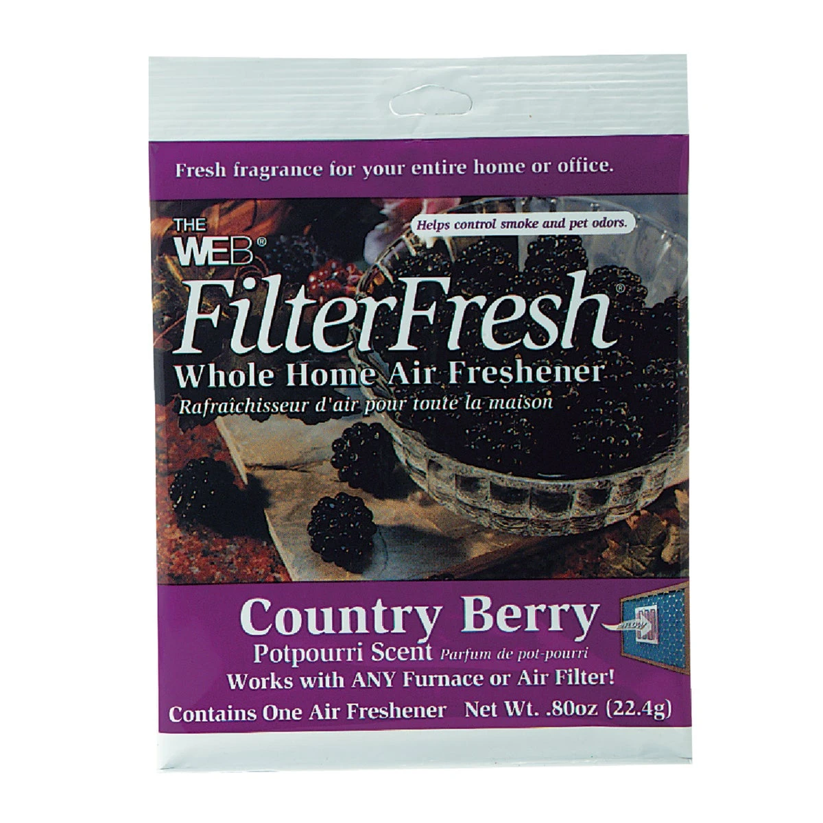 Web Filterfresh Country Berry Scent Furnace Air Freshener, 6 In. X 6 In.