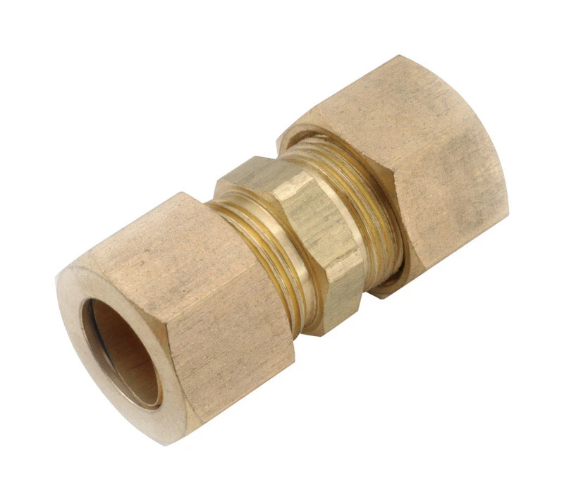 5/8 In. Compression X 5/8 In. Compression Brass Union Fitting
