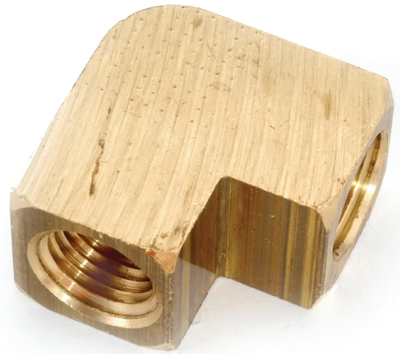 Lead Free Brass 90 Degree Elbow Pipe Fitting, 1/8 Inch