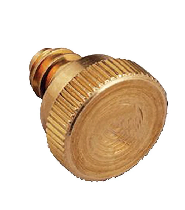 Outdoor Mist Nozzle Plug, Brass, 3-Pk.