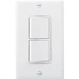 Decorator Double Duplex Switch, White, Model C22-05679-00w