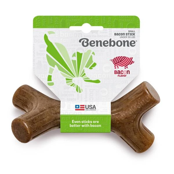 Benebone Dog Bacon Stick Small