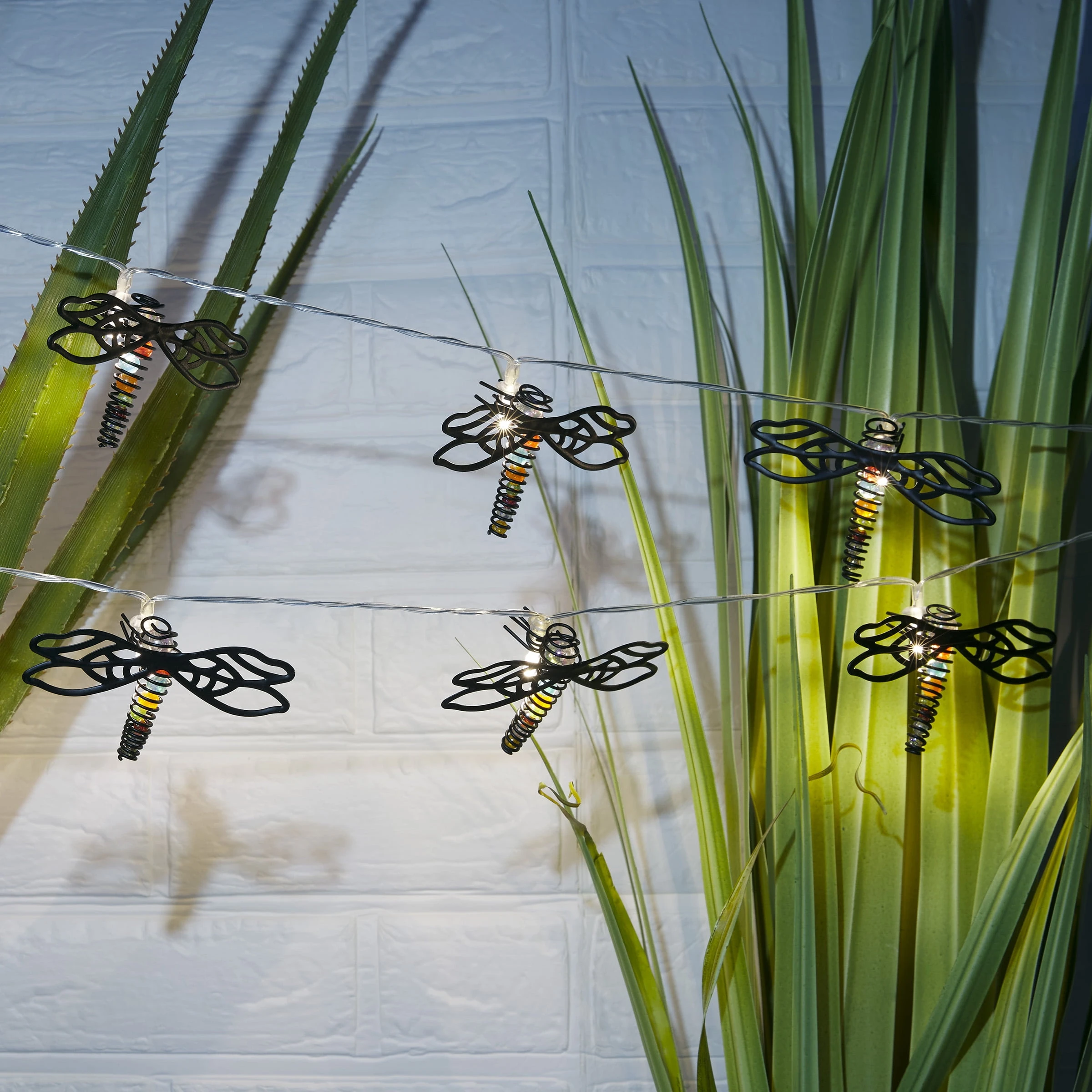 Dragon Fly Led String Lights, 10 Bulbs, 1 Inch Tall