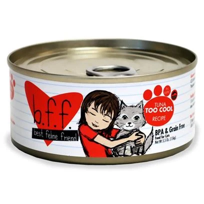 Bff Tuna Too Cool Canned Cat Food 5.5 Oz - Gourmet Recipe