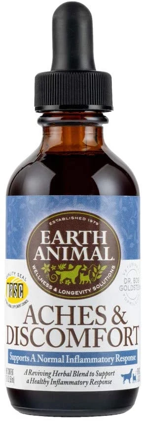 Aches & Discomfort Herbal Supplement For Dogs & Cats, 2 Ounces