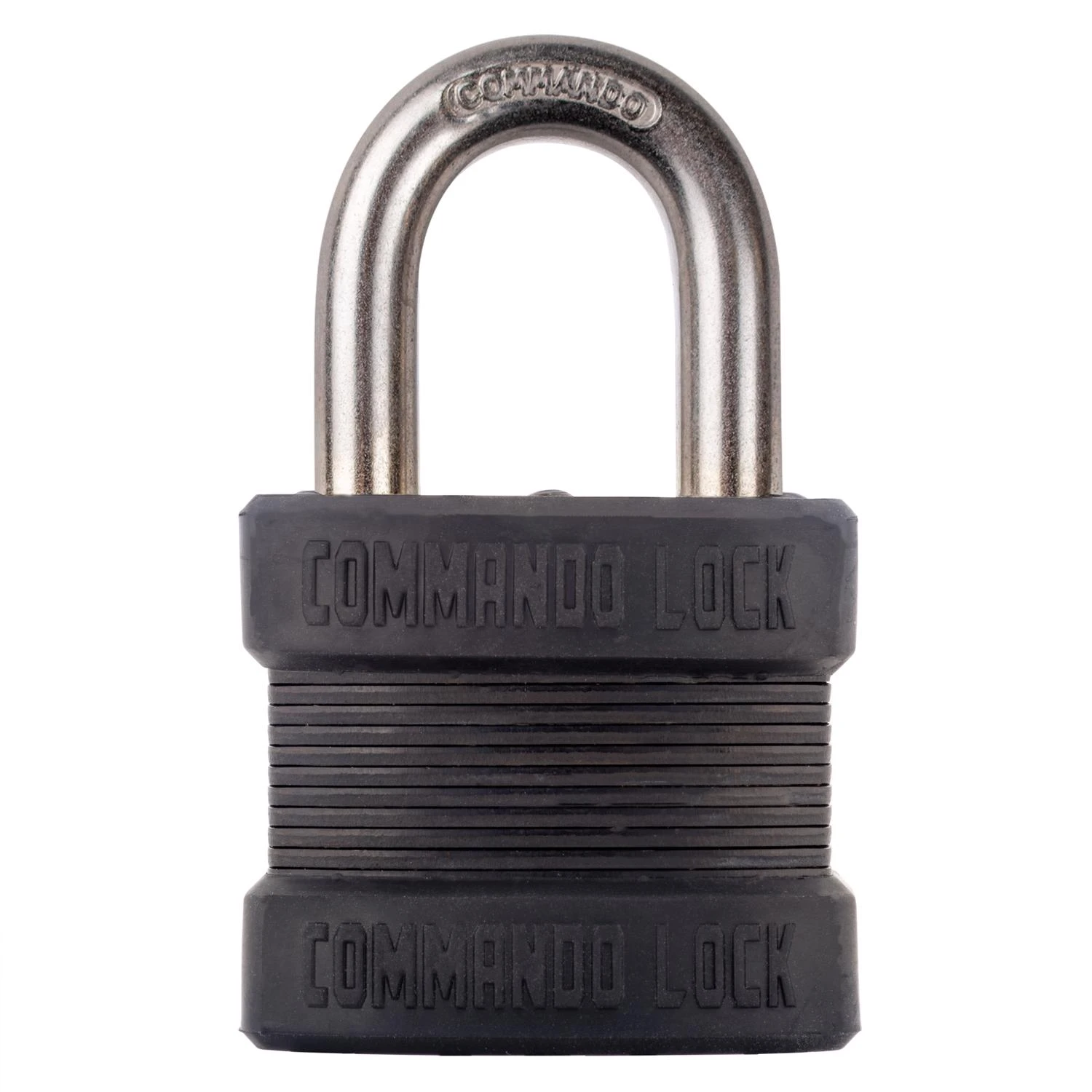 3 In. H X 1.75 In. W X 1 In. L Laminated Steel Dual Ball Bearing Locking Padlock