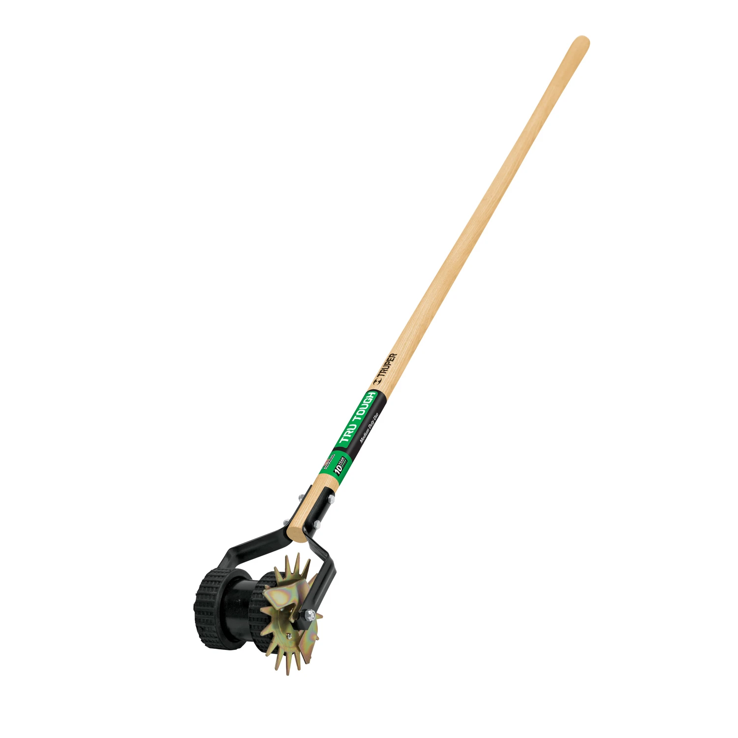 Tru-tough Steel Dual-wheeled Rotary Edger 48 In. Fiberglass Handle