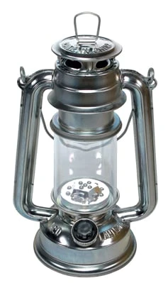 Fl805-15s 15 Led Silver Hurricane Lantern With Dimmer Switch