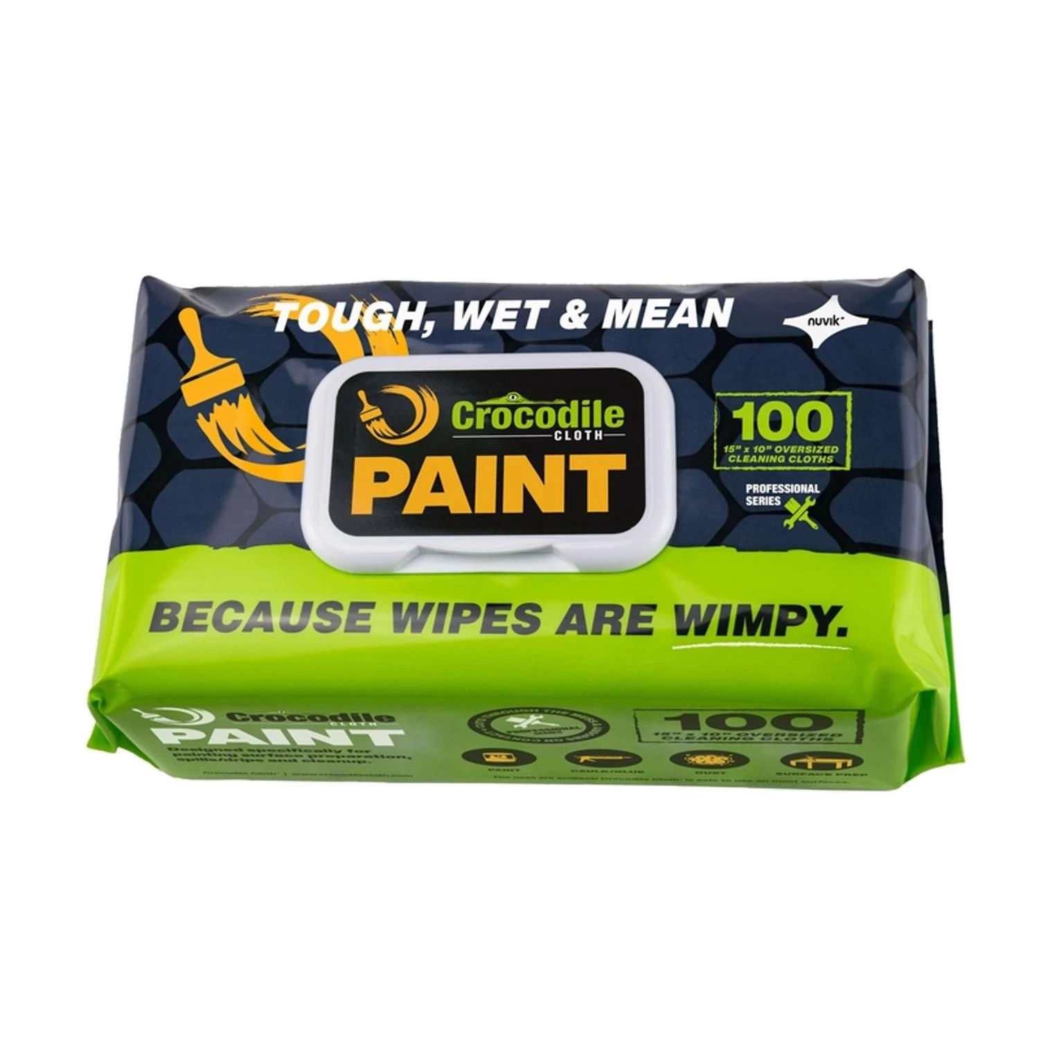 Crocodile Cloth 10 in. W X 15 in. L White Paint Cleaning Cloth