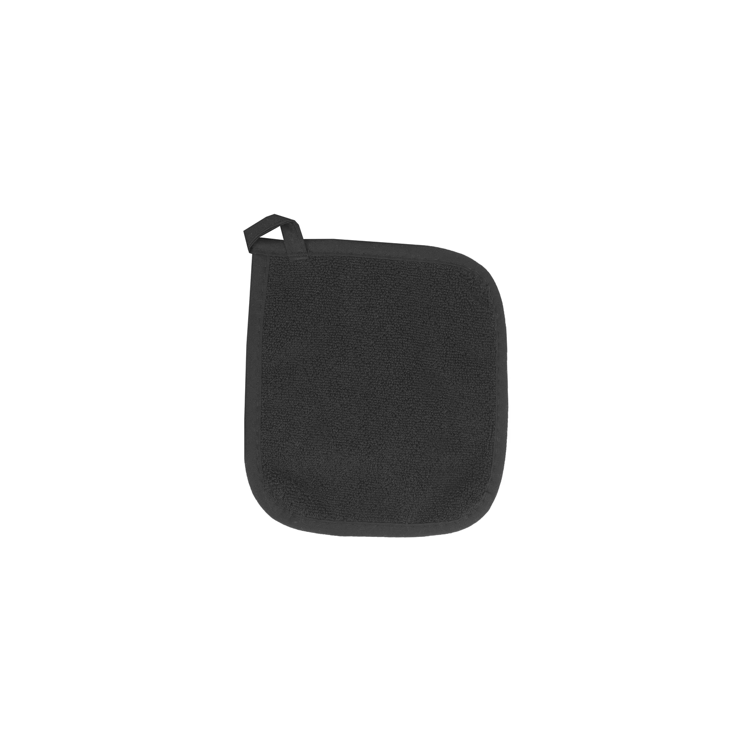 Ritz Royale Black Cotton Solid Pot Holder 1 pk